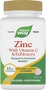 Nature's Way Zinc Lozenges with Vitamin C & Echinacea, Zinc Supplements for Men and Women, Immune Support*, Wild Berry Flavor, 60 Lozenges (Packaging May Vary)