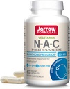 Jarrow Formulas® N-A-C 500 mg, Dietary Supplement, Antioxidant Support for Liver Health, 60 Veggie Capsules, 60 Day Supply