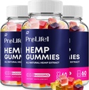 Prolife Hamp Gummies - med Hamp Seed Extract Pro Life Labs Tinnitus Herbal Supplement, Sundhed og Wellness Support (3 Pack - 180 Gummies)