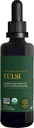 Global Healing Center - Organic Tulsi (Holy Basil Leaf Extract) Vegan Liquid Supplement Drops (Organic Basil) - Bioavailable Herb for Normal Stress Response, Natural Energy & Immune Support