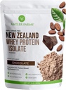 Antler Farms - 100% Græs Fed New Zealand Whey Protein Isolate, Chokolade Flavor, 2 lbs - Ren og ren, 4 Ingredienser, Lækre, Cold Forarbejdede