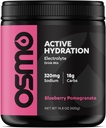 Osmo Active Hydration Electrolyte Powder (20 Servere) - Inkluderer natrium, Magnesium, Kalium, Carbs & Vitaminer, rørsukker - Alle naturlige, 3X Hurtigere Hydrering, øger magt & Endurance, Blåbær