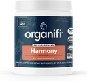 Organifi Harmony - Hormonstøtte - letter PMS Symptomer - Energier Du - Regulerer menstruationscyklus - Bedste Serverede Hot - Gluten Free og Vegan Cacao Powder, 30 Servere
