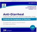 Kvalitetsvalg Loperamid 2mg Anti- Diarré 24 Grev Softgel