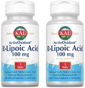 KAL 100 Mg R-lipoic Acid Activoxidant Tablets, 60 Count | Pack of 2