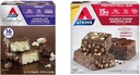 Atkins Chocolate Coconut Bar 16 Greve, Dobbelt Fudge Brownie Protein Meal Bar 5 Grev Bundle