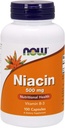 NOW Foods - Niacin Vitamin B-3 500 mg. - 100 Capsules ( Multi-Pack)