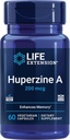 Life Extension Huperzine A, Memory Health, Cognitive Health, Chinese Club Moss Extract, Gluten-Free, Non-GMO, Vegetarian, 60 Capsules