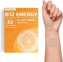 Veru Wellness B12 Energy Patch - Energy, Focus - B12, C, B6, Iron, Guarana and Garcinia Cambogia - External Use only- 32 Count