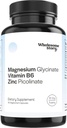31- in-1 Zinkpicolinat Magnesiumglycinat Kosttilskud med vitamin B6 - 124; Magnesium - og Zinkvitamin - 124; Reproduktiv & Fertility Health, Hormone Balance, Immunsystemet Support 124; Packaging May Vary