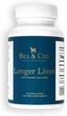 BILL & COO Længere liv Fiber supplement med Bovine Collagen Peptider & Beetroot Powder til hunde - fremmer fordøjelse, hjerte og lever støtte - Hund Joints Supplement Formel - 90g