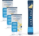PROTEKT Electrolyte Pakker til inddrivelse & Hydration Budding 124; Organic & Sugar- Free Electrolytes Drikke Buddy 124; Works Hurtigere end pulver Drikke Buddy 124; On- The- Go Flydende Hydration Drink 124; Lemonade, 30 Pack