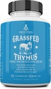 Ancestral kosttilskud Græs Fed Ovine (Får) Thymus Glandular Extract, 3000mg, Histamin, Energy, Allergi og immunforsvar supplement med Græs Fed Oksekød Lever, Ikke GMO, 180 Kapsler