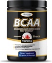 Original BCAA pulver 2: 1: 1 - Forgrenet kæde Aminosyrer til muskeltræning & inddrivelse, Fat Burning Support - Frugt Punch & Watermelon (45 Servere)