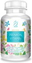 ACTIF Organic Prenatal Vitamin with 20+ Vitamins, Omega-3, DHA, Organic Herbs, Non-GMO, Made in USA, 90 Count