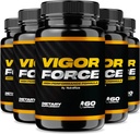 (5 Pack) Vigor Force for mænd, Vigor Force High Performance Formel, Official Vigor Force Mandlige piller 8.50, Premium Ingredienser For maksimal effektivitet, Vigor Force Anmeldelser VigorForce (300 kapsler)