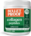Bulletproof Unflavored Collagen Peptider Powder med MCT Oil, 14.3 Ounces, Grass- Fed Collagen Protein til hud, ben og fælles støtte, Pasture Raised, Ingen Tilsatte Hormoner