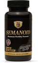 SEMANOID (60 Caps) Maximum Fertility Formula and Semen Volumizer - Advanced Fertility Ingredients and Male Prenatal Vitamin Blend, 1 Month Supply