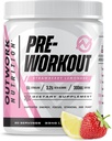Outwork Nutrition Fortræning for mænd og kvinder - Nootrop Pre Workout Uden Creatin, Pre- Workout Pulver med Taurine Rhodiola Citrullin Malat Beta Alanine Koffein (Jordbær Lemonade)