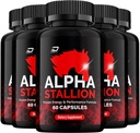 Alpha Hingst piller Officiel Formel - AlphaHingst kapsler High Performance Formel - Maksimal styrke, Alpha Hingst All- Natural Formel, StallionAlpha Anmeldelser (5 Pack - 300 Kapsler)