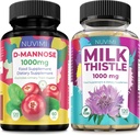 D Mannose 1000 mg & Milk Thistle 1000 mg 120 kapsler hver