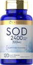 Carlyle S.O.D. Supplement Kapsler er 124; 300mg er 124; 120 Greve er 124; Superoxid Dismutase er 124; Non- GMO og Gluten fri