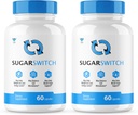 (2 PAKNING) SugarSwitch kapsler, officielle sukker switch piller, All- Natural Blood Formel for sunde niveauer, Sugar Switch 24 tillæg, SugarSwitch 2 Pectin anmeldelser (120 kapsler) 2 Måned Supply
