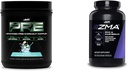 PRE JYM X - Shockwave Pre Workout Powder & JYM ZMA Zink / Magnesium kapsler Supplement - Zink, Magnesium og vitamin B6 Budd124; 90 Vegetariske kapsler