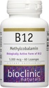 Bioklinical Naturals B12 Methylcobalamin Vitaminer, 60 Greve