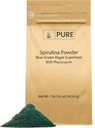 PURE ORIGINAL INGREDIENSER Spirulina pulver (1 LB) Grøn Alger Superfood med Phycocyanin