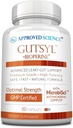 Godkendte Science ® Gutsyl - Leaky Gut Supplement - Beskyt GI Tract med Aloe Vera, Marshmallow Root, Lakrids, og Slippery Elm - Indeholder Prebiotic og BioPerine - 60 kapsler