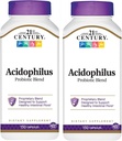 21. Century Acidophilus Probiotiske blend kapsler, 150- greve (pakke med 2)