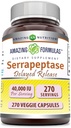 Amazing Formulas Serrapeptase Supplement: 124; 40000 IE - 124; Veggie Kapsler: 124; Non- Gmo - 124; Gluten - fri