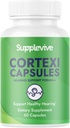 Cortexi hørelse Support Formel - Øre Tinnitus Relief for Ringende Øre, Tinnitus supplement & hørelse Vitaminer til at hjælpe stille støj, sikkert og naturligt, 60 kapsler (1)