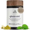 AKSHAR Ayurveda Gluco Support Supplement med Gymnema, Bitter Melon, Gurkemeje & Mere, Understøtter sunde niveauer (60 kapsler)