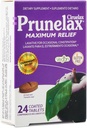 Prunelax Ciruelax Maksimum Relief Laxative Tablets with Natural Senna for Occasional Constipation, Senna Extract, Vegan & Gluten- Free, Gentle Overnight Relief - 24ct