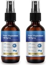Generic 2 Fl Oz Magnesium Oil Spray - Pure & Organic - High Concentration Magnesium - Non-GMO, Gluten-Free - Easy to Absorb - 2pc