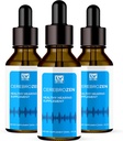 3 Pack - Cerebrozen Ear Drops - Cerebrozen, Cerebrozen 24, Cerebrozen 360 Hørestøtte, Cerebrozen Drops, Cerebrozen Flydende, Cerebrozen Drops til Øre, 3 Flasker til 3 Måneder