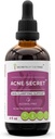 Secrets of the Tribe Acne Secret Alcohol-Free Extract, Tincture, Glycerite Boldo, Corn Silk, Stinging Nettle Leaf, Alfalfa, Senna Leaf. Skin Clarifying Support (4 Fl Oz)