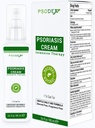 PSODEX Psoriasis Cream - 3.4fl oz Topical Psoriasis Treatment with Coal Tar, Saltsyre, Tea Tree Oil, Aloe Vera - All- Natural Ingredients - Lindrende og fugtgivende Coal Tar Psoriasis Cream