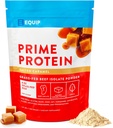 Equip Foods Prime Protein Powder | Clean, Grass Fed Beef Protein Powder, Carnivore Protein Isolate | Paleo, Keto Friendly, Gluten & Dairy Free, Helps Build & Repair Tissue| 30 Servings, Salted Caramel
