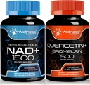 WELLNESS LABSRX Quercetin with Bromelain | NAD Supplement Capsules