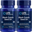 Life Extension Black Cumin Seed Oil, 60 softgels (Pack of 2)