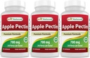 Bedste Naturals Apple Pectin 700 mg - Kostfibre - Intestinal Support - 120 kapsler (120 greve (pakke med 3))
