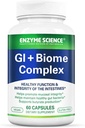 Enzyme Science GI + Biome Complex, Prebiotics for Gut Health and Intestinal Balance, 60 kapsler (30 Servere)