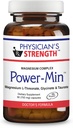 Lægens styrke Power- Min - 90 kapsler - Total Body Support - Magnesium Kompleks med Magnesium L- Threonate, Glycinate & Taurate - Højt Absorberbare - 30 Servere