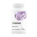 THORNE - Melaton- 3-3 mg Melatonin Supplement - Understøtter normale circadian rhythms, rolig søvn og afslapning * - NSF Certified for Sport - Gluten, Dairy & Soy- Free - 60 kapsler
