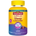 Nature Made Wellblends Sleep and Recover, Sleep Aid with Melatonin 3 mg to Support Restful Sleep, plus L theanin 200mg og Magnesium Citrate, 44 Gummies