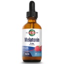 KAL Melatonin DropIns 3 mg, sund søvn støtte, flydende melatonin dråber til Optimal Absorption & Calming Afslapning Support, Hurtig fungerende, Natural Raspberry Flavor, Ca. 55 Serveringer, 1.85oz