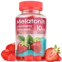 Melatonin Gummies - 10 mg Kosttilskud - Strawberry Flavored - 120 Vegan Gummies - by NextGenU